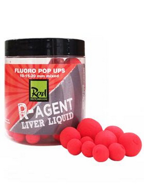 Бойлы PopUp Fluoro R-Agent 10/15/20мм 100гр