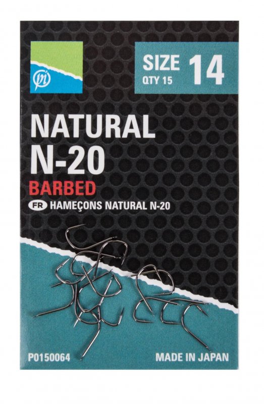 Крючки Natural N-20 (15шт)