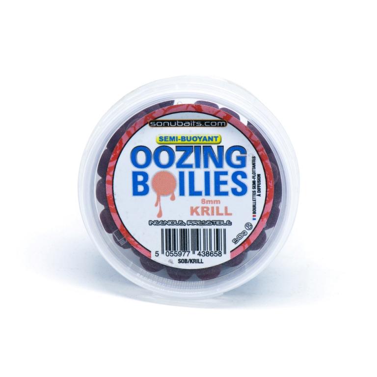 Бойлы дымящие нейтральной плавучести Oozing Krill 8мм 