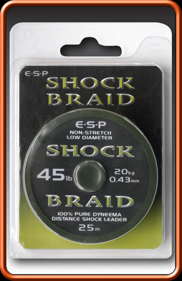 Плетеный шок лидер Shock Braid 45Lb