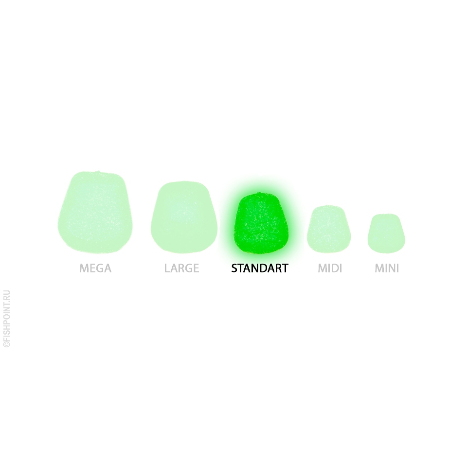 Искуственная кукуруза Midi PopUp светонакопительная Neon Green 