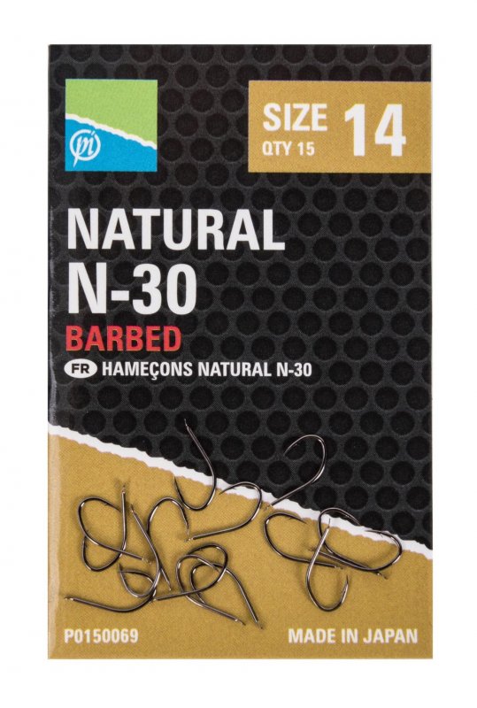 Крючки Natural N-30 (15шт)
