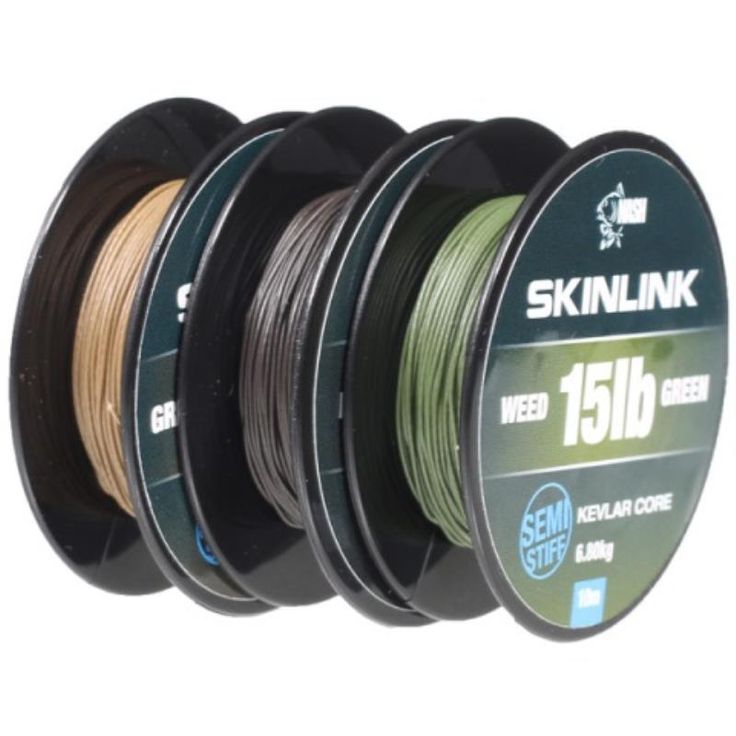 Поводковый материал в оплетке SkinLink Semi-Stiff полужесткий 10м