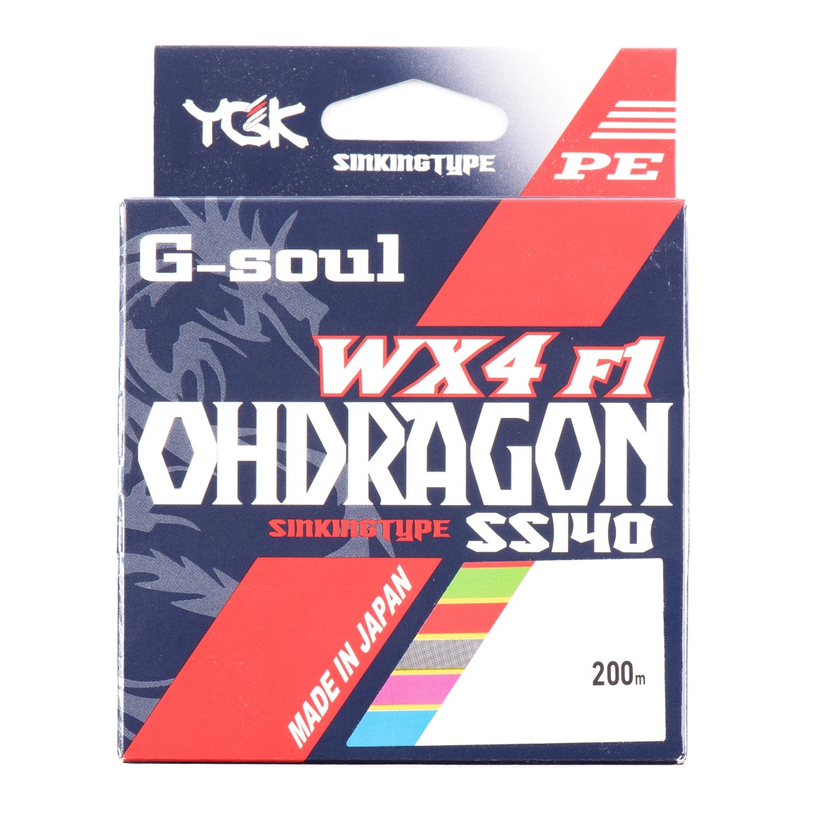 Шнур G-Soul Wx4 F1 Ohdragon 200м