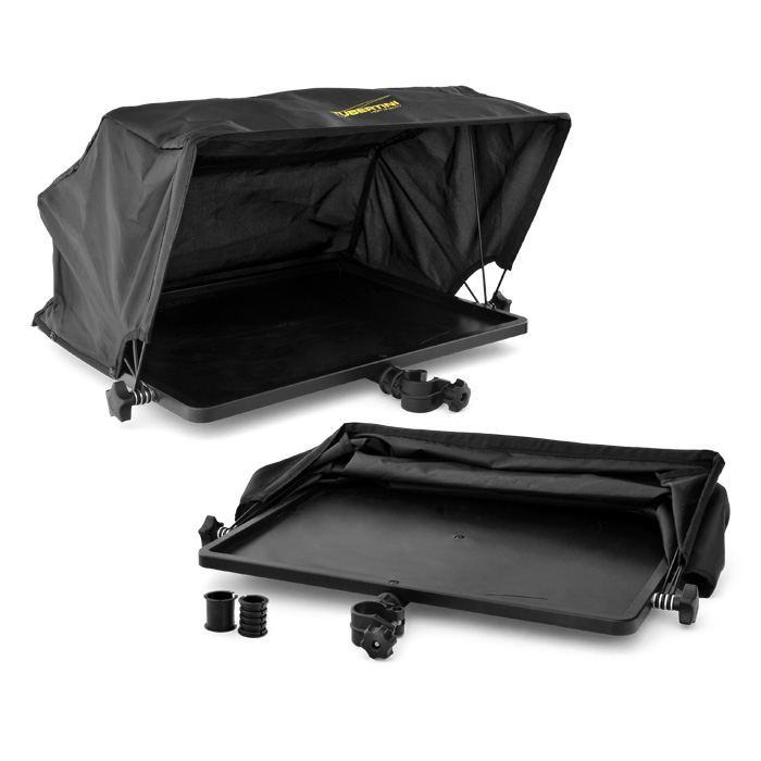 Столик с черной маркизой Piatto Concept Single Waterproof 