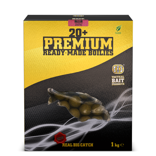 Бойлы Premium Krill & Halibut (Криль и палтус) 1кг